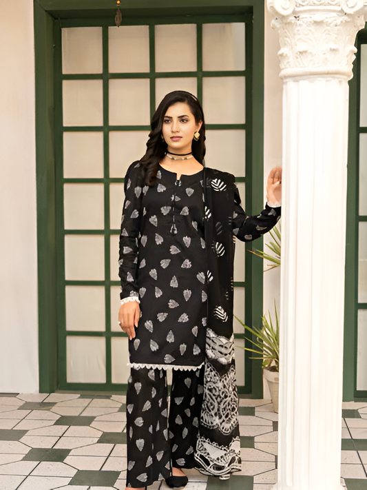 Rashk summer lawn suit by Bunaaz – view 2