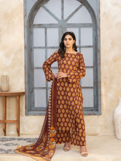 Gul-e-Rukh 3-piece summer lawn suit by Bunaaz